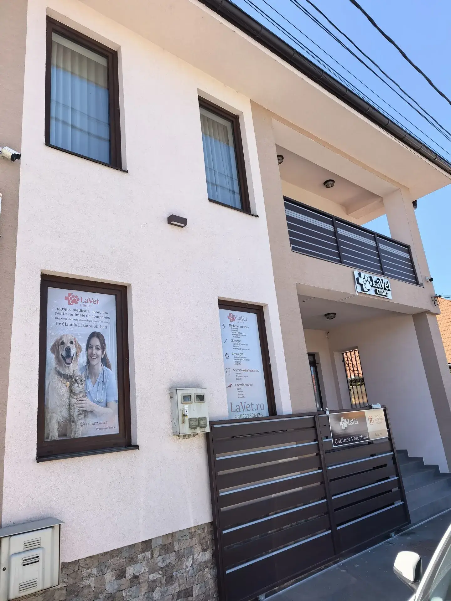 Fațada clinicii LaVet Medical Sibiu