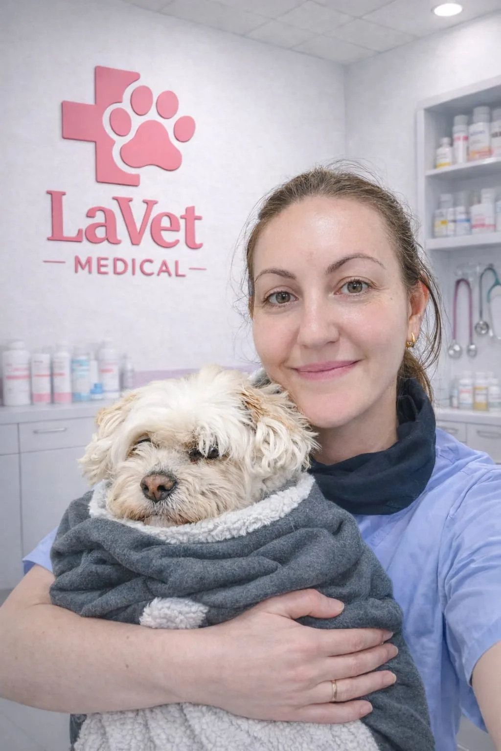 Dr. Claudia Lakatos Știrbați — medic veterinar principal LaVet Medical Sibiu